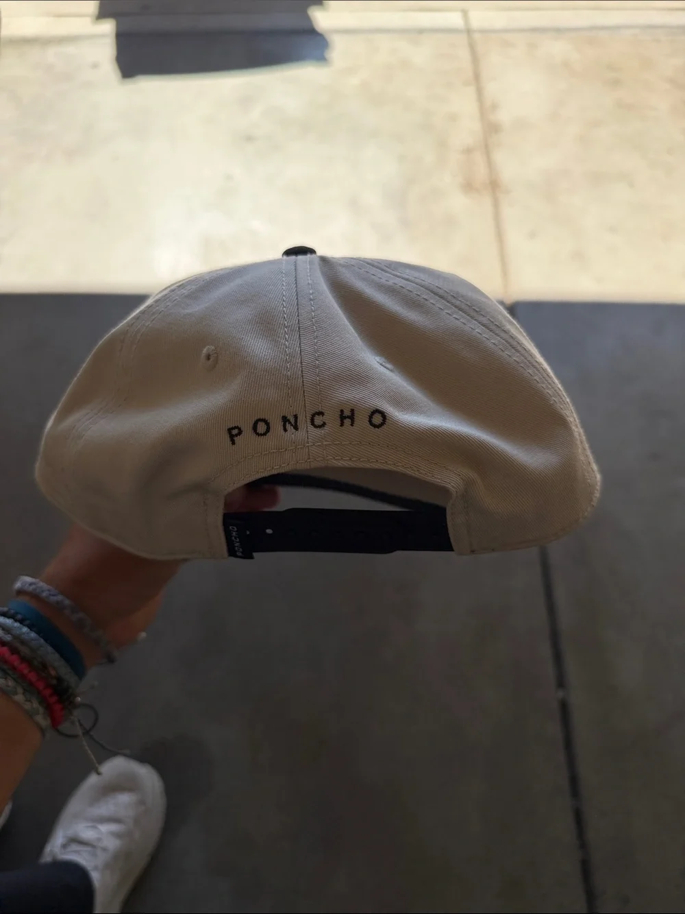 Poncho Outdoors Austin TX Two-Tone Ranch Cap - Tan/Black